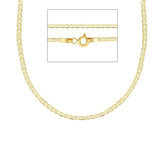Herren Halskette 18 Karat Gelbgold - MBE040GG